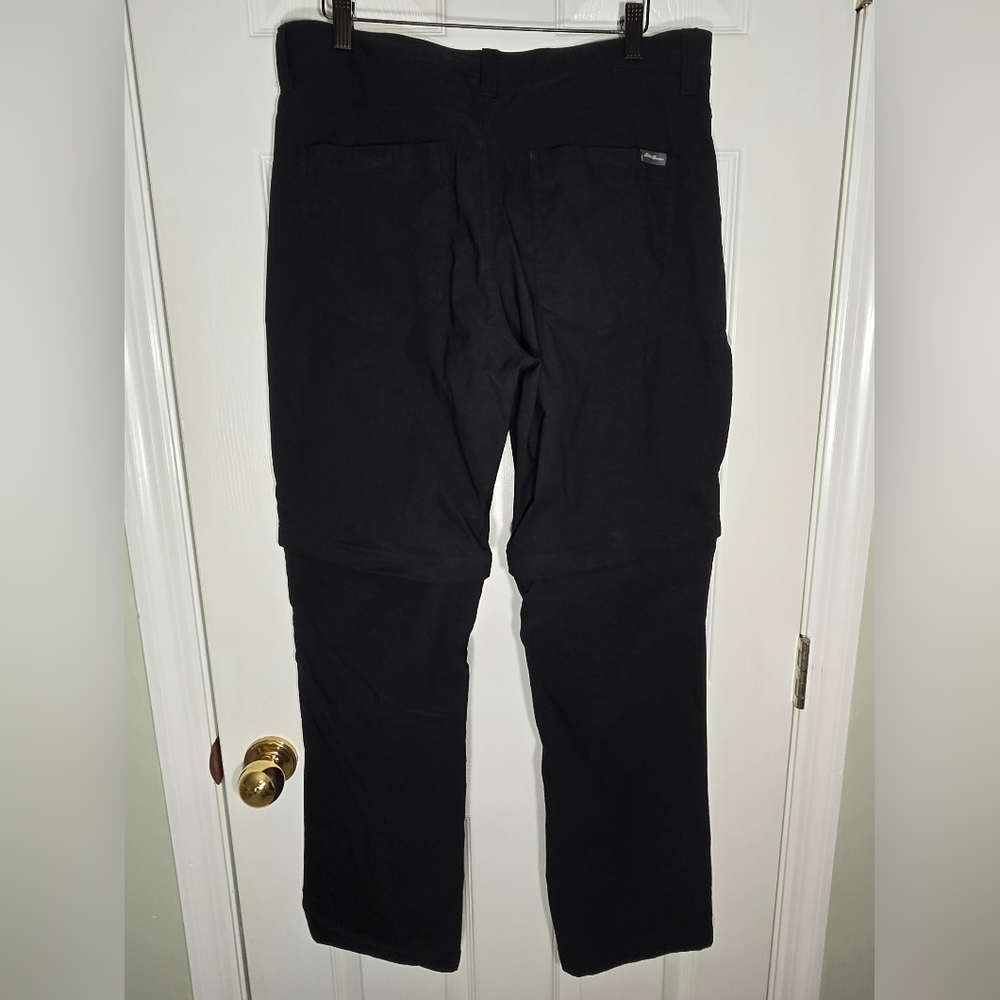 Eddie Bauer Men's Black Convertible Tech Pants 34x32 - Picture 3 of 9